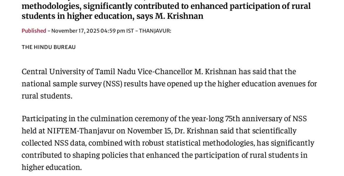 17-Nov_The-Hindu_VC-on-National-Sample-Survey-22112025_page-0001